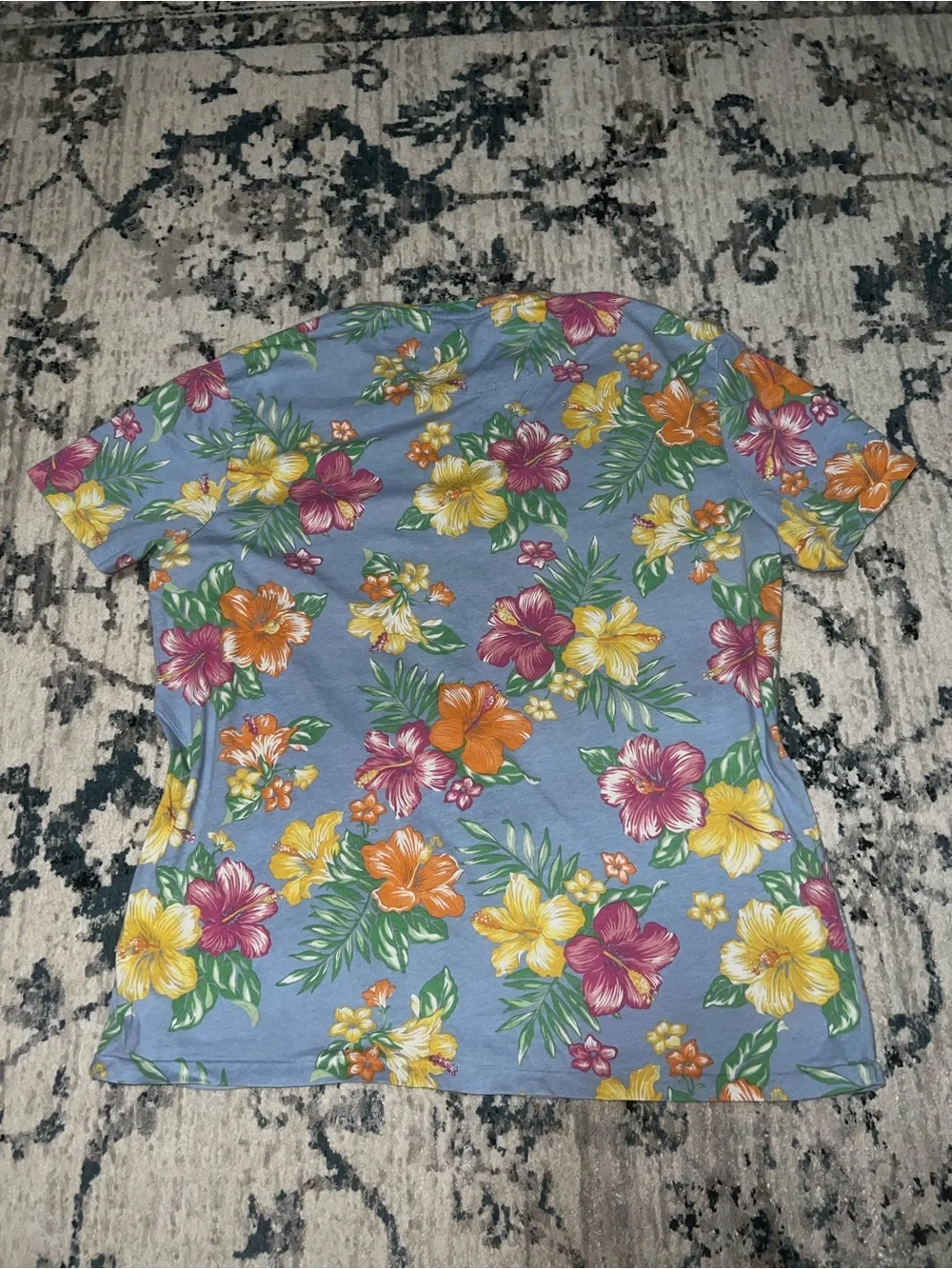 Polo Ralph Lauren Hawaiian Floral Print Cotton Crewneck